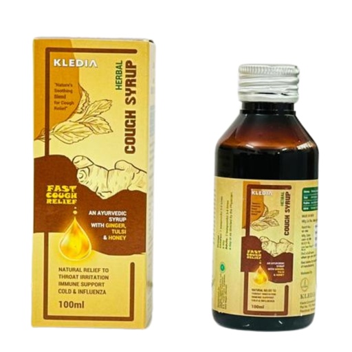 [3-HH562-195-KCHCS100-0036] KLEDIA Herbal Cough Syrup , 100 ml